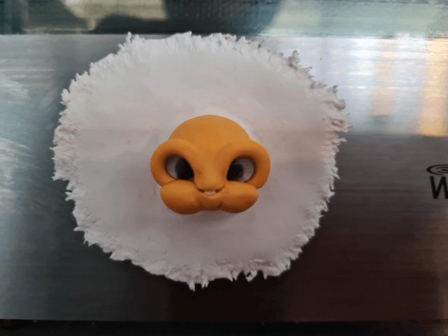 Smashed Egg magnet